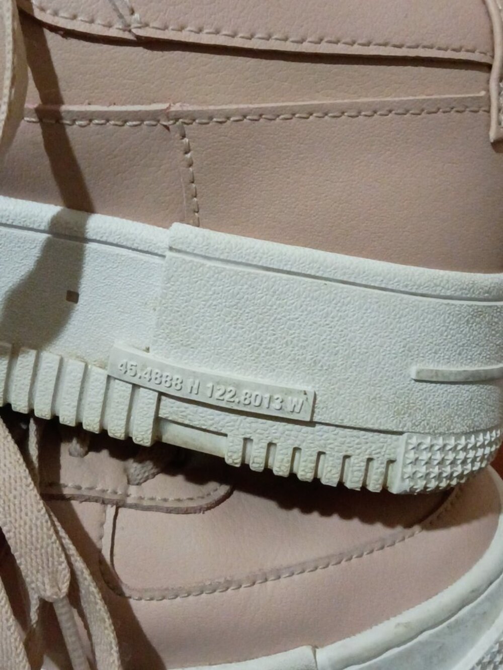 Nike AF1 Air Force 1 Pixel Particle Beige CK6649-200 Rose Pink Color Women’s 8 - Picture 13 of 14